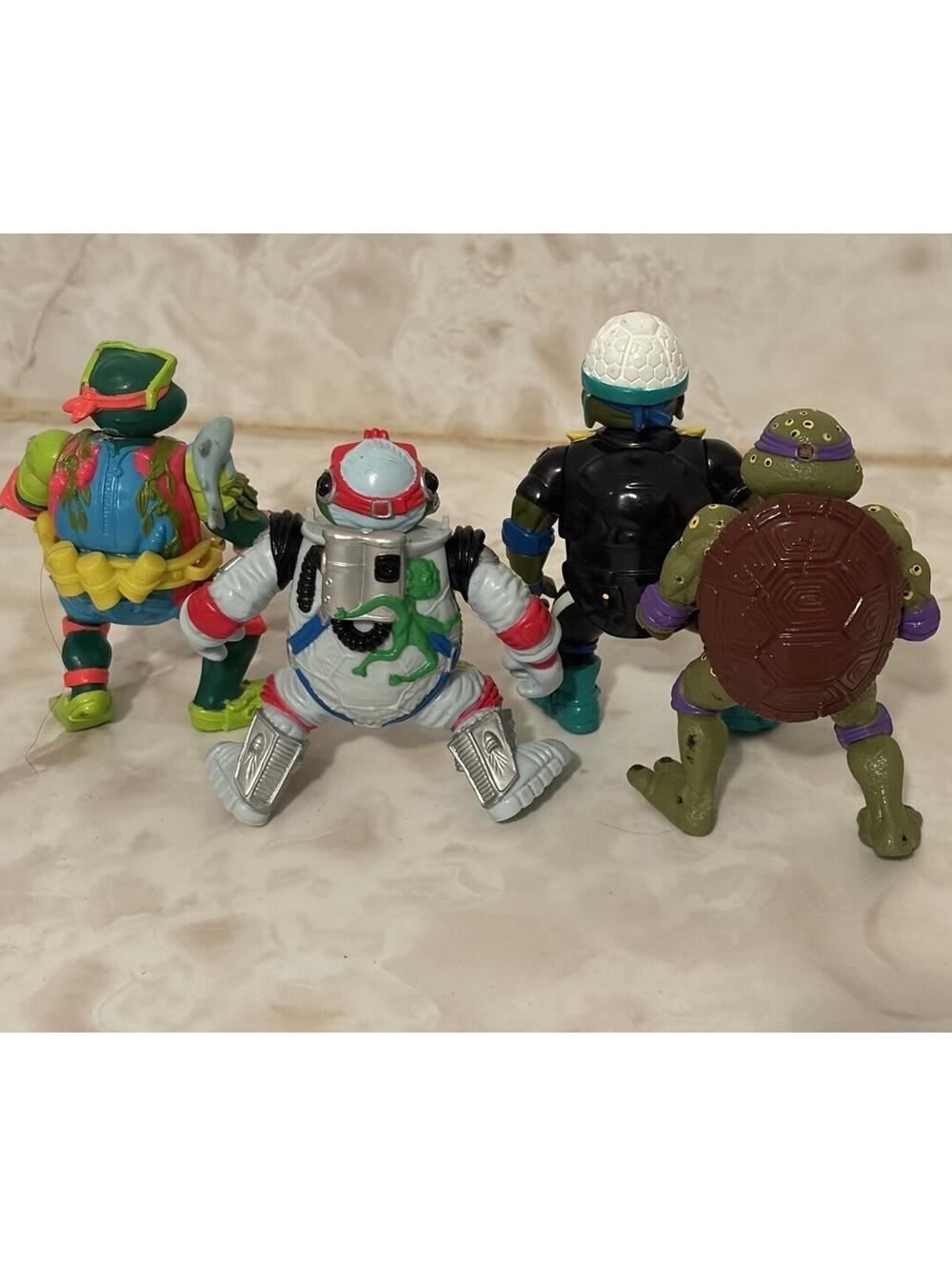 Lot of 4 Vintage 1990 1991 TMNT Teenage Mutant Ninja Turtles Action Figures Toys - Picture 6 of 9
